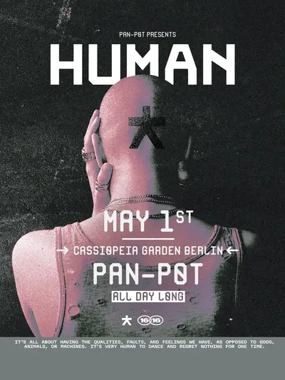 HUMAN Mayday with Pan-Pot All Day Long - EDM event at Cassiopeia in Berlin