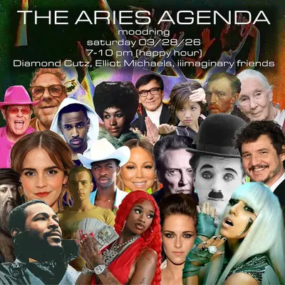THE ARIES AGENDA THE ARIES AGENDA - EDM event at Mood Ring in New York