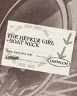 Chatroom: The Hefker Girl + Boat Neck thumbnail