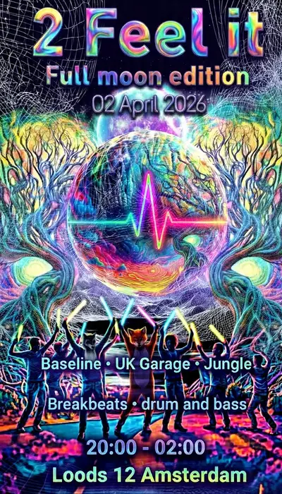 2 feel it full moon edition 2026 - EDM event at Loods 12 in Amsterdam