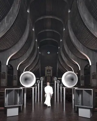 Neuf Voix 'Music for Dimensions' acousmatic live at TBA - Temple du Saint-Esprit 