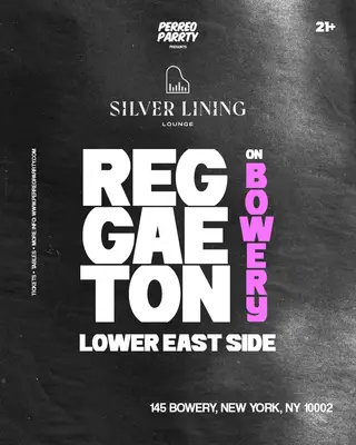 REGGAETON ON BOWERY - Latin & Reggaeton Party Downtown NYC at Silver Lining Lounge
