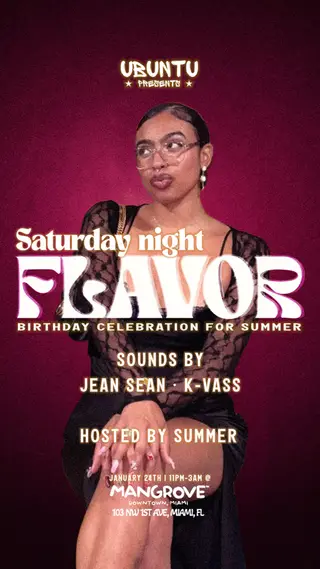 Saturday Night Flavor at Mangrove Miami Saturday Night Flavor at Mangrove Miami
