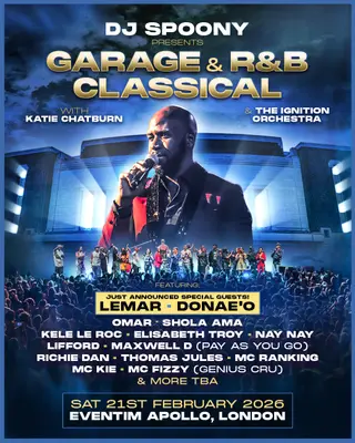 DJ Spoony presents Garage and R&B Classical at Eventim Apollo