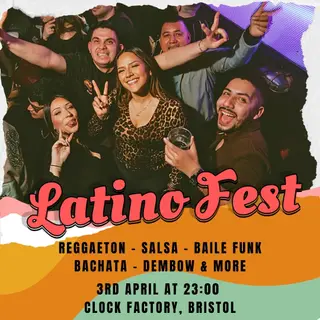 Latino Fest (Bristol) April 2026 at The Clock Factory