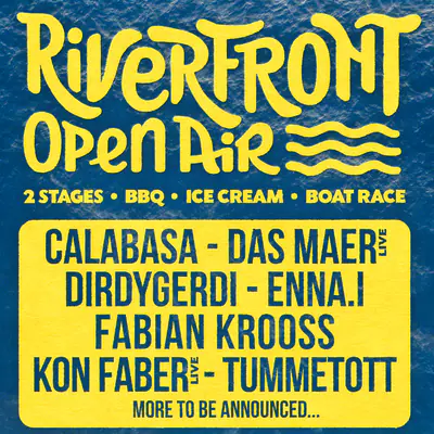Riverfront Open Air // KONVERGE x kurzschluss - EDM event at Ipse in Berlin