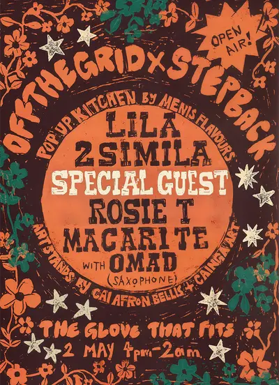 OTG x STEP BACK + Menis Flavours - EDM event at The Glove That Fits in London