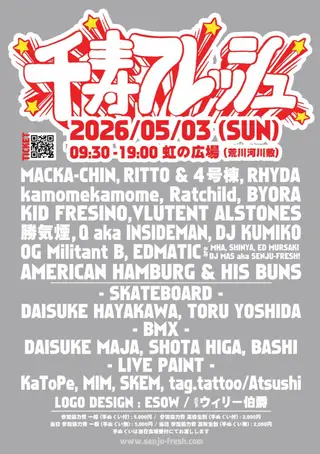 SENJU FRESH 2026 at Niji no Hiroba (Arakawa Riverside Park) adachiku, Tokyo, Japan SENJU FRESH 2026 at Niji no Hiroba (Arakawa Riverside Park) adachiku, Tokyo, Japan