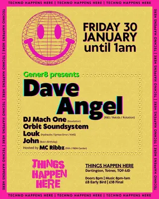Gener8 with Dave Angel at Things Happen Here Gener8 with Dave Angel at Things Happen Here