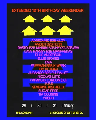 The Love Inn 12th Birthday Weekend - Friday at The Love Inn