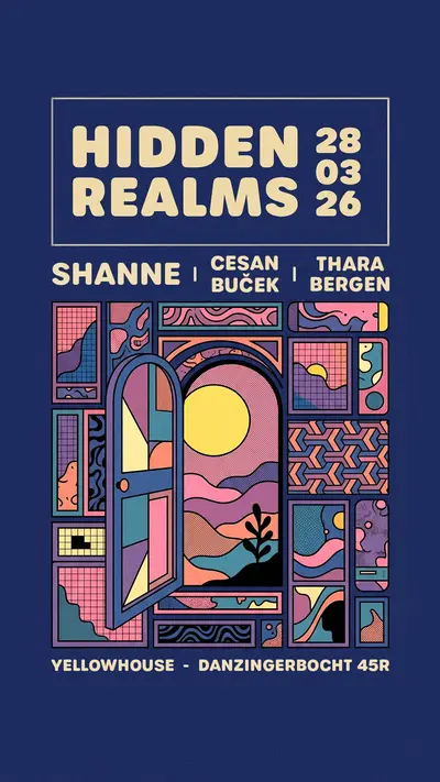 HIDDEN REALMS - EDM event at Yellow House in Amsterdam