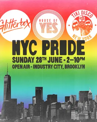Pride 2026: HOY x Glitterbox x Tiki Disco at Industry City