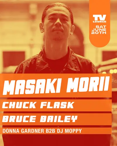 MEET Masaki Morii - EDM event at TV Lounge in Detroit