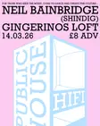 Public House Hifi presents Neil Bainbridge (Shindig) thumbnail