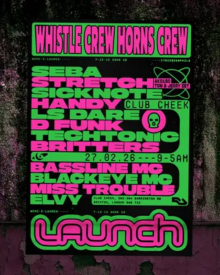 Whistle Crew Horns Crew X Launch at Club Cheek