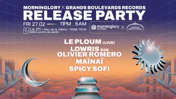 Morninglory x Grands Boulevards Records: Release Party at Le 211 Morninglory x Grands Boulevards Records: Release Party at Le 211