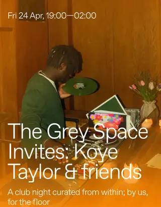 The Grey Space invites: Koye Taylor and friends at The Grey Space In The Middle