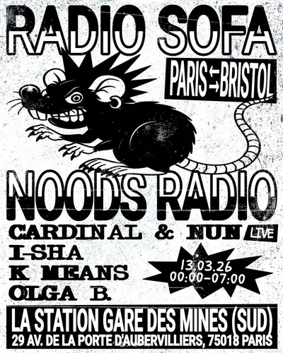 RADIO SOFA x NOODS RADIO RADIO SOFA x NOODS RADIO - EDM event at La Station - Gare des Mines in Barcelona