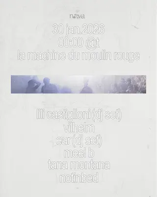 NAVA: after party ear at La Machine Du Moulin Rouge