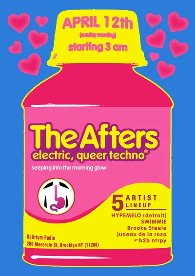 The Afters: hypemelo, SWIMMIE & Brooke Steele The Afters: hypemelo, SWIMMIE & Brooke Steele - EDM event at Delirium in New York