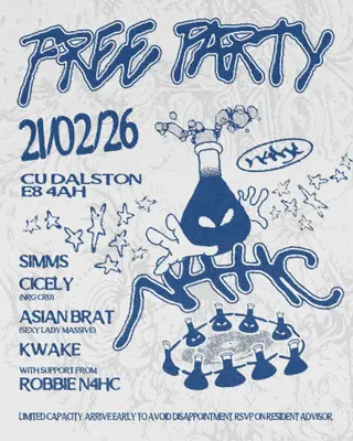 NOT 4 HUMAN CONSUMPTION: FREE PARTY at Cu