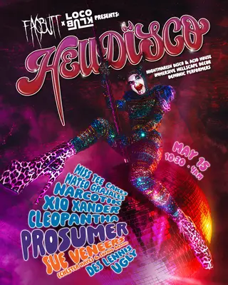 FAGBUTT: HELL DISCO with Prosumer & Sue Veneers at The Loco Klub FAGBUTT: HELL DISCO with Prosumer & Sue Veneers at The Loco Klub