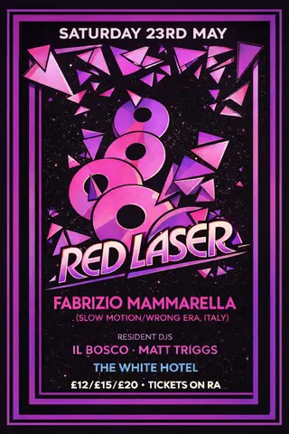 Red Laser at The White Hotel Red Laser at The White Hotel