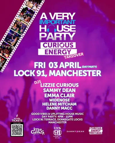A Very Important House Party, Good Friday, Manchester - EDM event at Lock 91 in Manchester