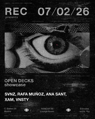Rec: SVNZ, RAFA MUÑOZ, ANA SANT, XAM, VNSTY at Hangar48 Club Rec: SVNZ, RAFA MUÑOZ, ANA SANT, XAM, VNSTY at Hangar48 Club