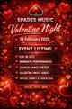 SPADES MUSIC - Valentine Night — 14 February 2026