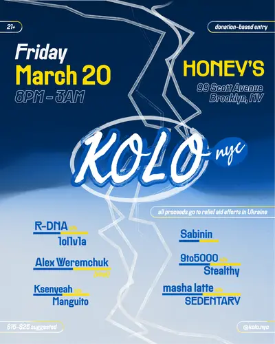 KOLO - EDM event at Honey's in New York