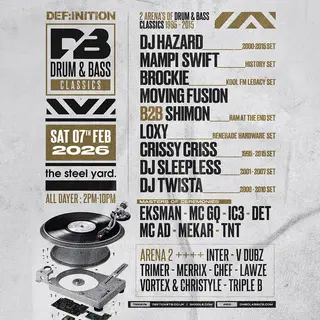 Drum and Bass Classics - London All Dayer at The Steel Yard