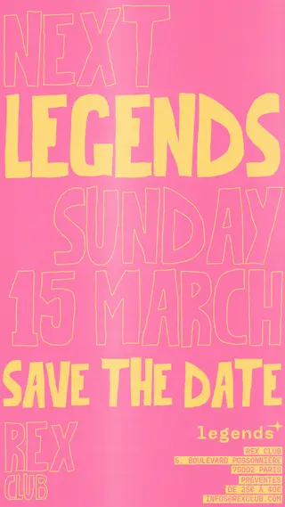 LEGENDS at Rex Club LEGENDS at Rex Club