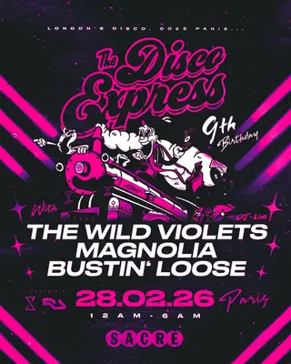 Sacré présente: The Disco Express 9th Birthday in Paris at Sacré