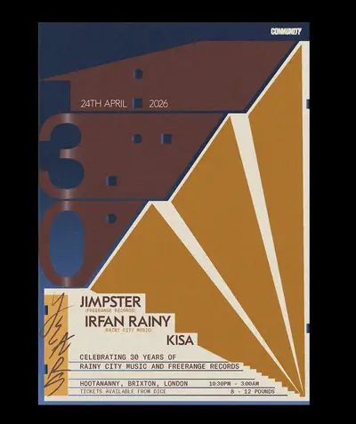 Community x Hootananny: Jimpster, Irfan Rainy + KISA - EDM event at Hootananny Brixton in London