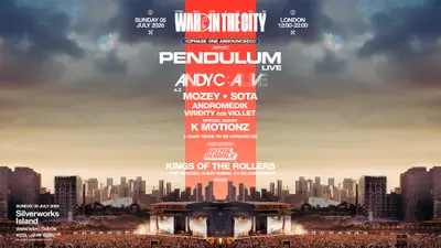 WAH In The City with Pendulum (Live), Andy C: Alive, Mozey and Sota - EDM event at Silverworks Island in London