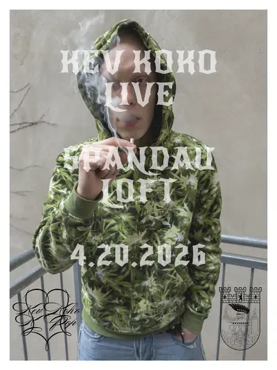 Kev Koko 420 Concert - EDM event at TBA - Spandau Loft in Berlin