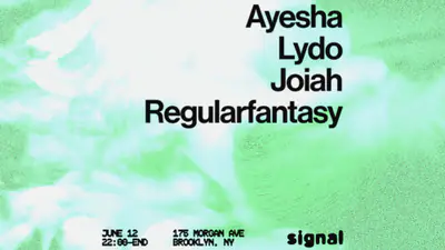 Ayesha, LYDO, Joiah, Regularfantasy - EDM event at Signal in New York