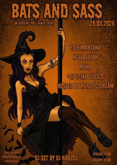 Bats and Sass - EDM event at Crack Bellmer in Berlin