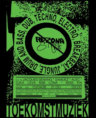 Rezona x Straf Collective 'Party For Good' at Toekomstmuziek Rezona x Straf Collective 'Party For Good' at Toekomstmuziek