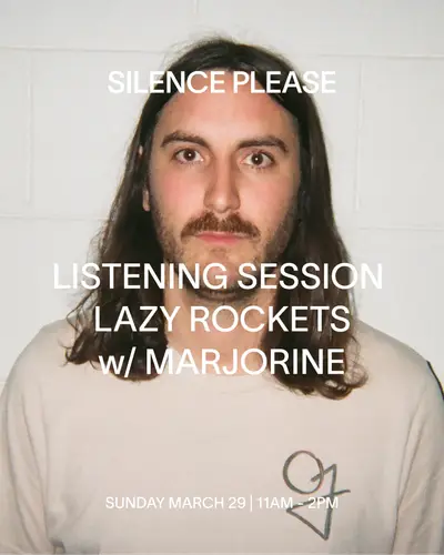 LAZY ROCKETS with MARJORINE LAZY ROCKETS with MARJORINE - EDM event at Silence Please in New York City