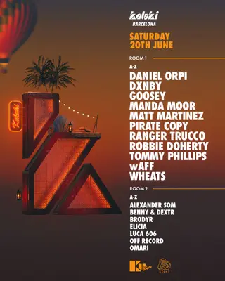 KALUKI OFF BCN presents: Manda Moor, wAFF, Wheats, Robbie Doherty, Pirate Copy... and many more at Ku Barcelona