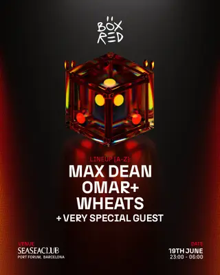 BOX RED + Magnetic People w/ Max Dean, Wheats, Omar +, De La Swing, CAAL at Seaseaclub Barcelona