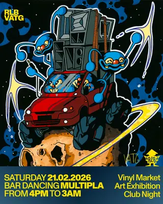 RLB x VATG: Vinyl Market & Art Exhibition + Club Night at Bar Dancing Multipla