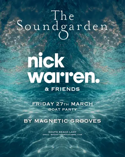 The Soundgarden Cruise with Nick Warren & Special Guests - EDM event at Hyatt Regency Dock in Detroit