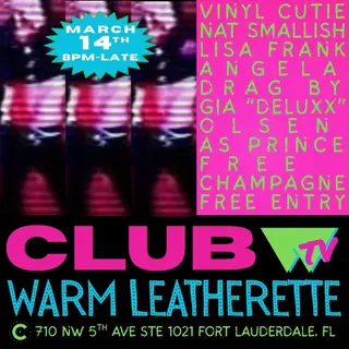 WARM LEATHERETTE: Club MTV Edition (LGBTQ+) at Connect Record Shop WARM LEATHERETTE: Club MTV Edition (LGBTQ+) at Connect Record Shop
