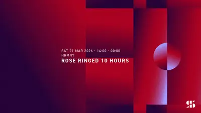 Rose Ringed 10 hours - EDM event at Het Sieraad in Amsterdam