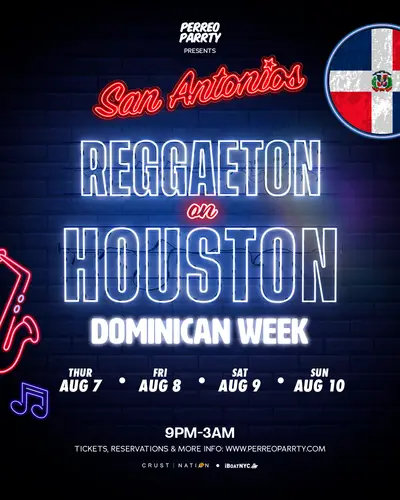 Dominican Parade Week Reggaeton on Houston - Latin & Reggaeton Party NYC - EDM event at San Antonios in New York