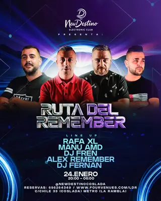 RUTA DEL REMEMBER at New Destino Electronic Club