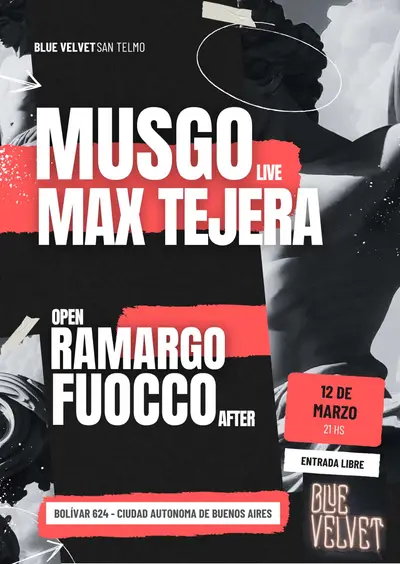 Fuocco's NIGHT feat. MUSGO, MAX TEJERA y RAMARGO - EDM event at Blue Velvet Bar de Copas in Manchester